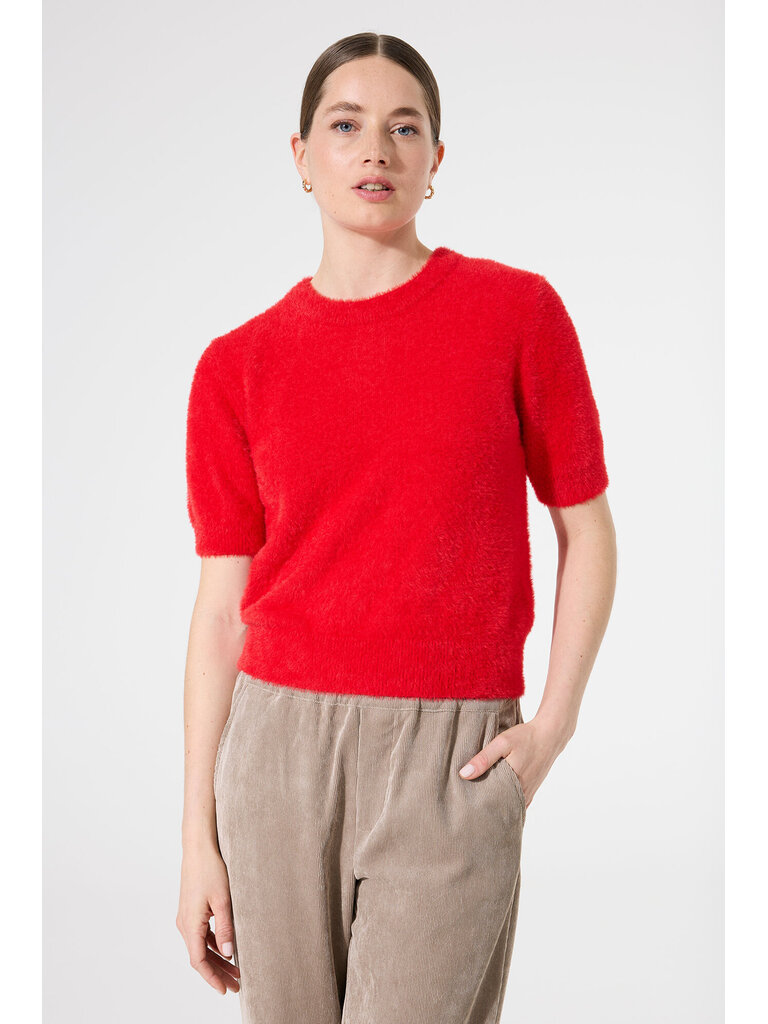 Garcia Fuzzy Red Pullover