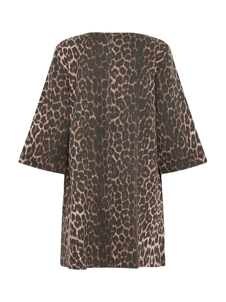 B. Young Leopard Denim Dress