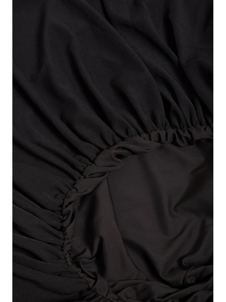 ICHI Balloon Hem Midi Skirt