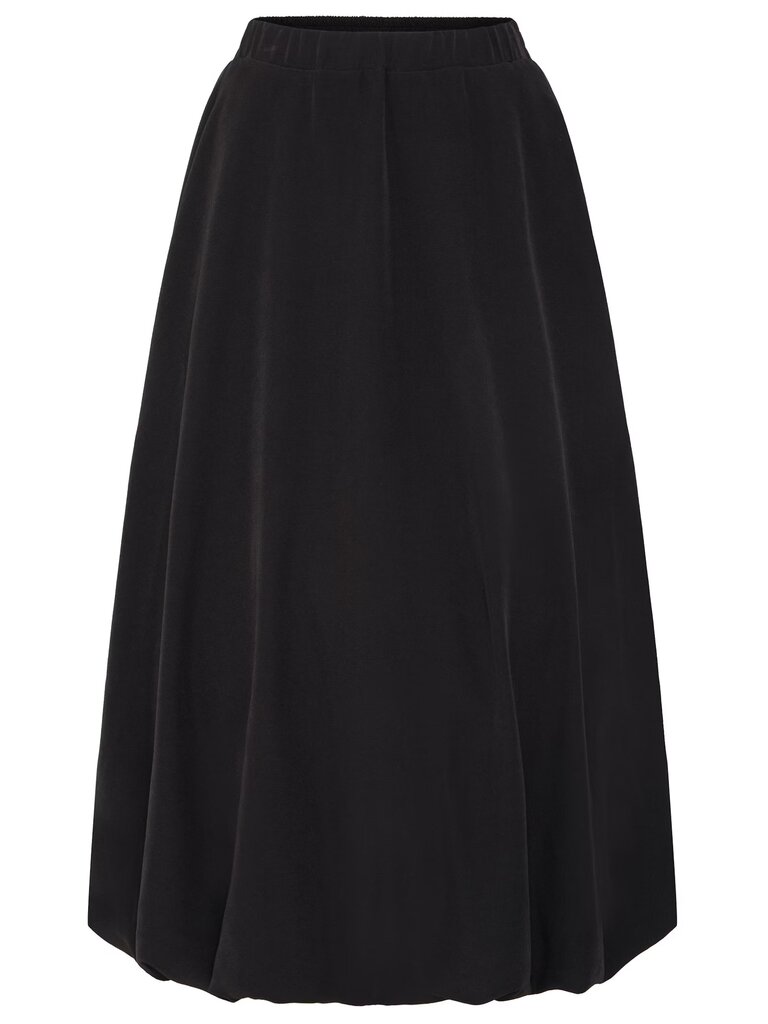ICHI Balloon Hem Midi Skirt