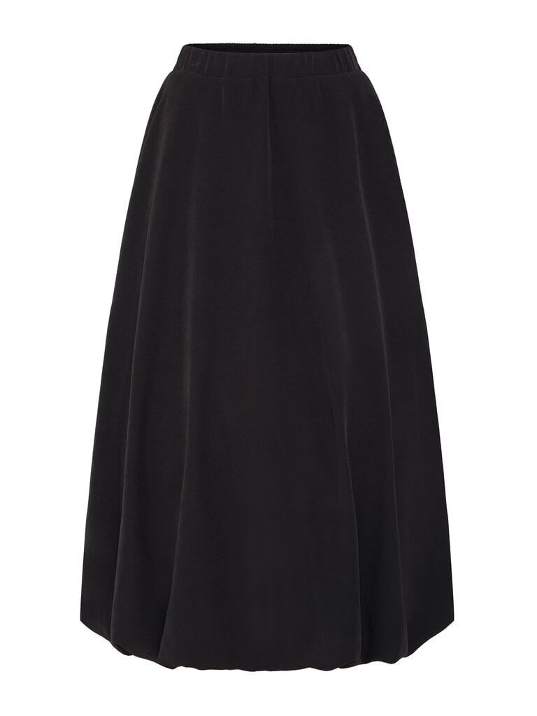 ICHI Balloon Hem Midi Skirt