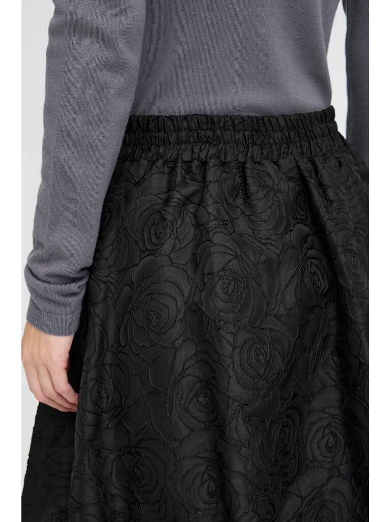 ICHI Rosette Mini Skirt