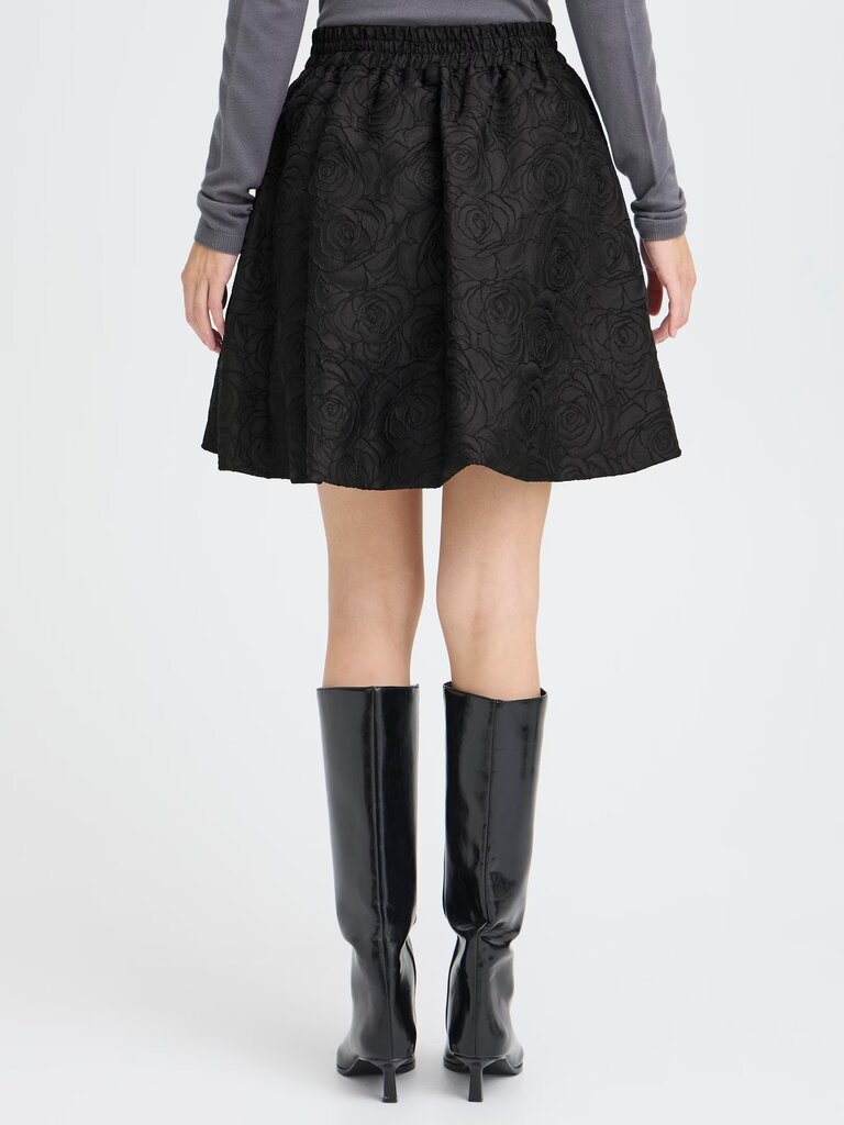 ICHI Rosette Mini Skirt