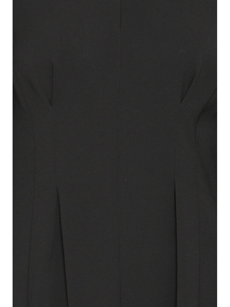 B. Young Zip Front Collar Dress