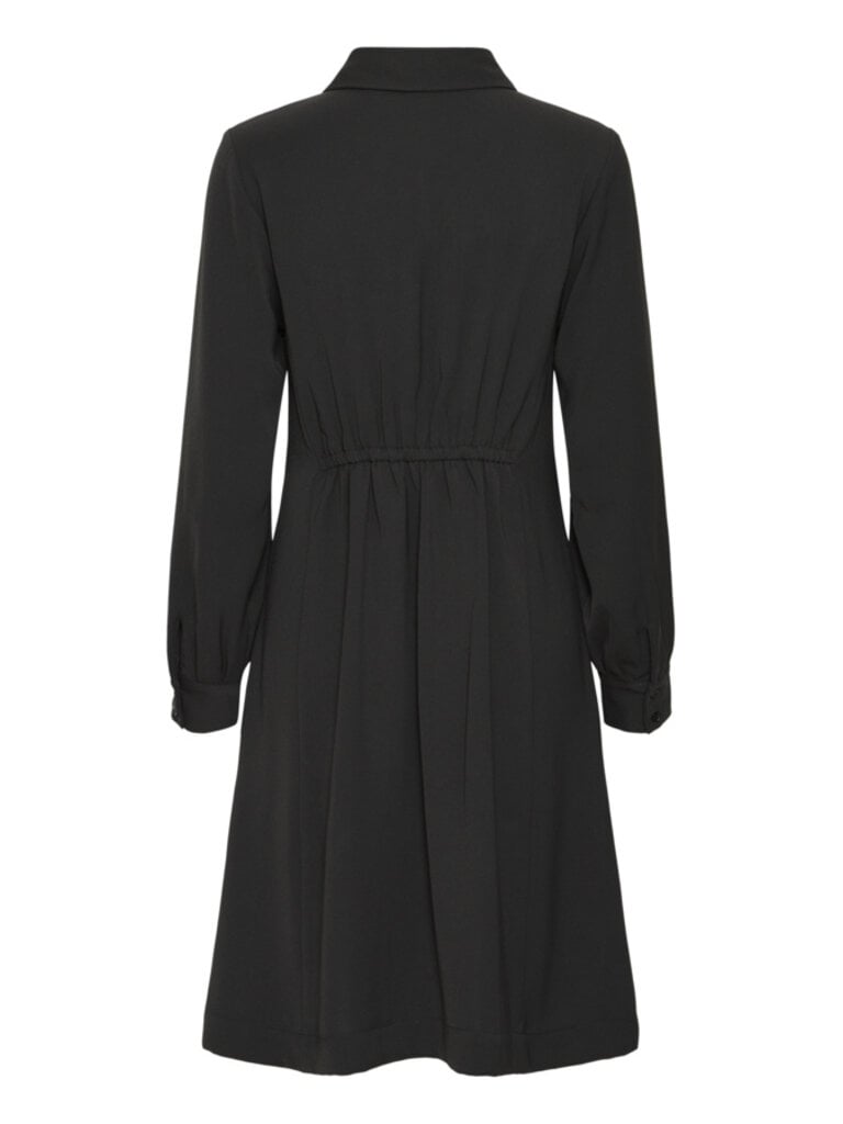 B. Young Zip Front Collar Dress