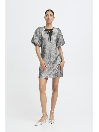 B. Young Metallic Textured Dress