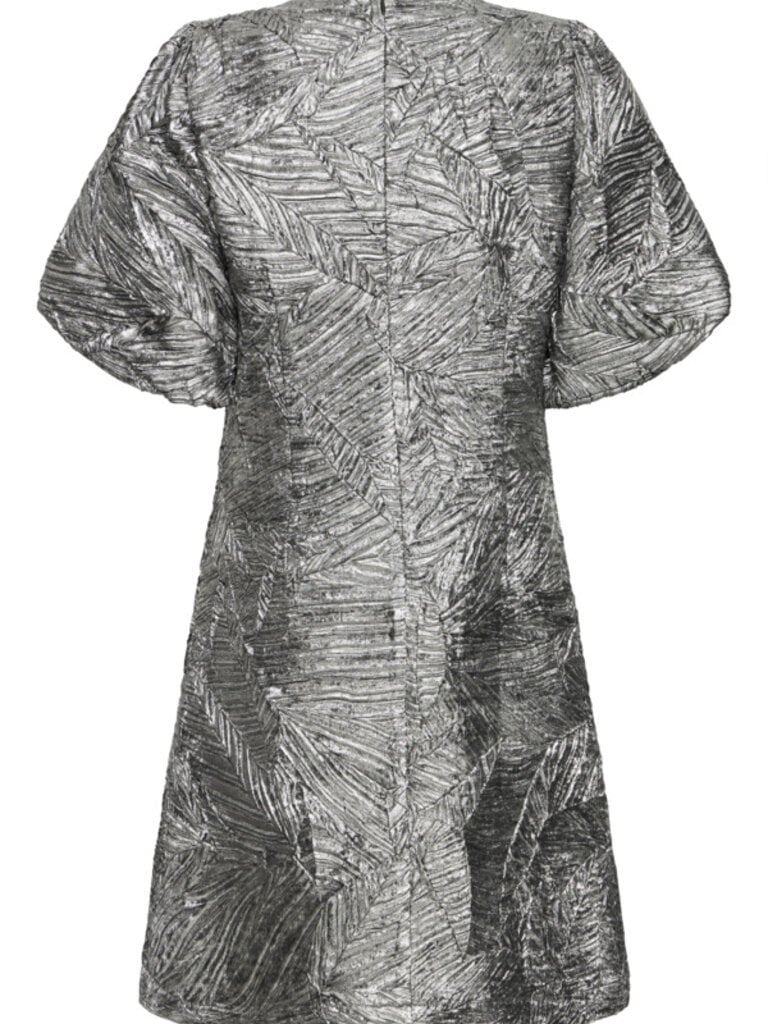 B. Young Metallic Textured Dress