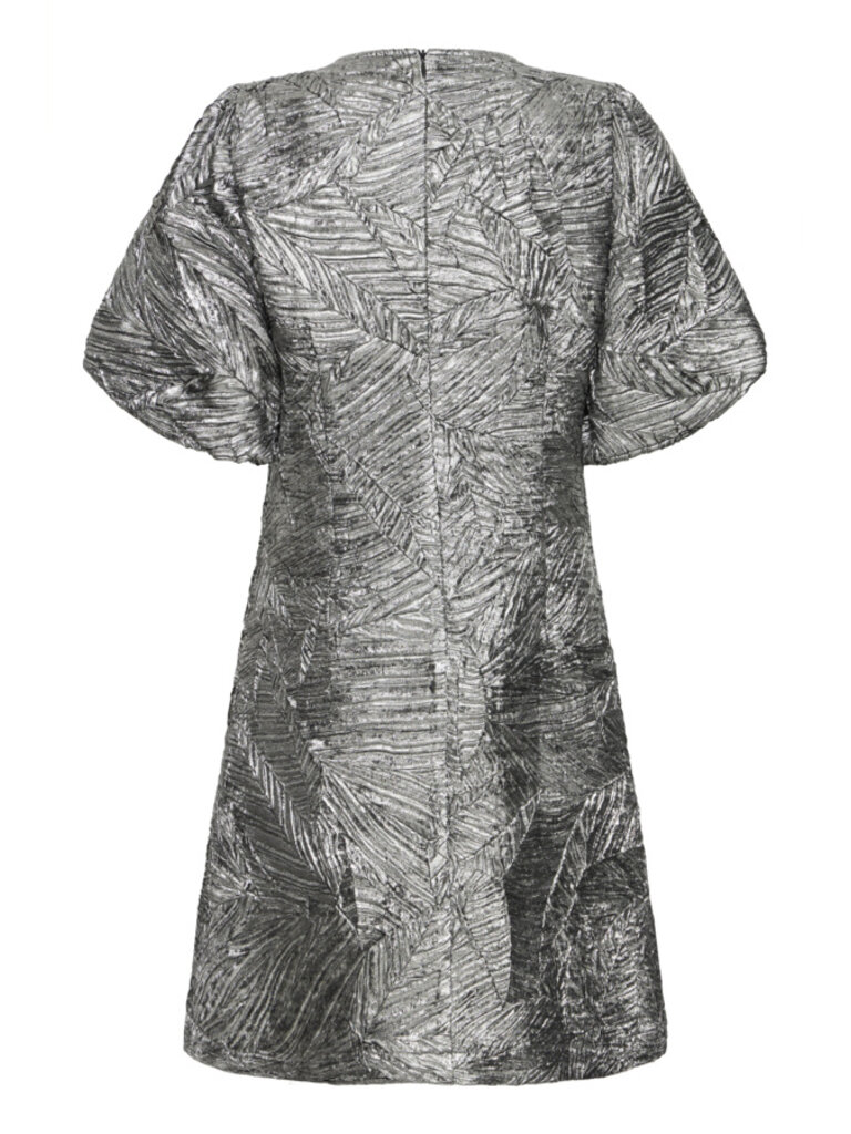 B. Young Metallic Textured Dress