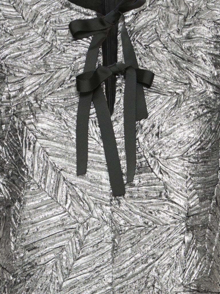 B. Young Metallic Textured Dress