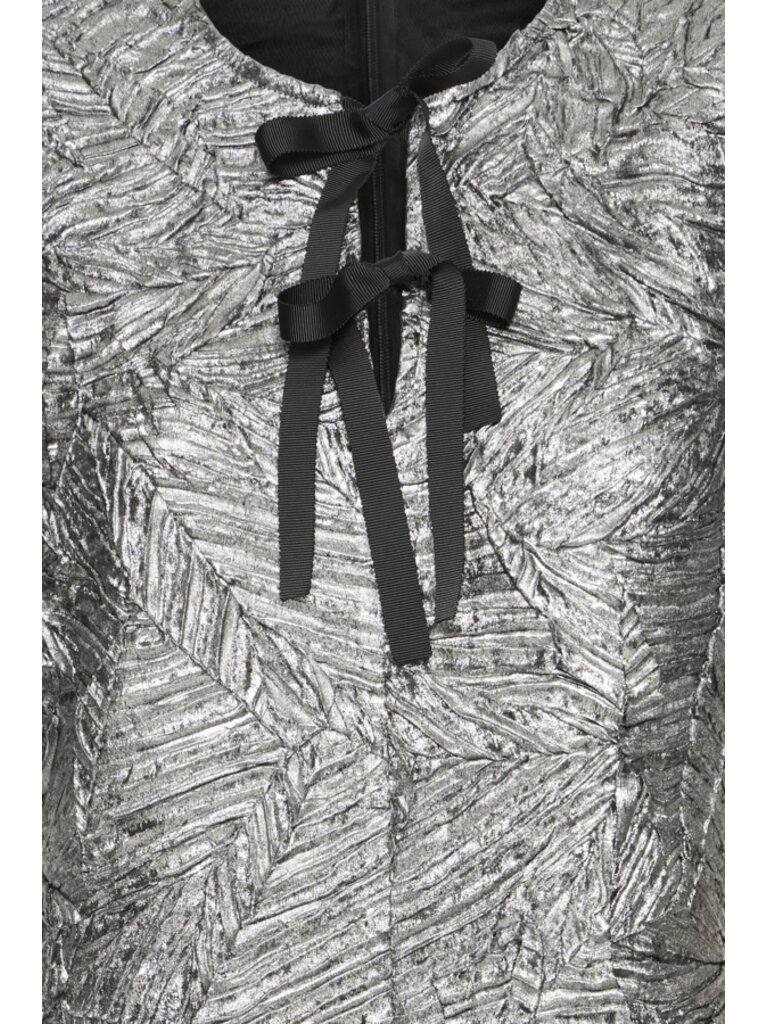 B. Young Metallic Textured Dress