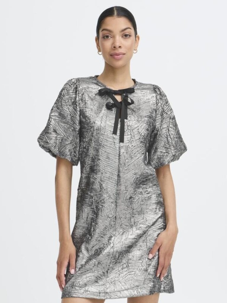 B. Young Metallic Textured Dress