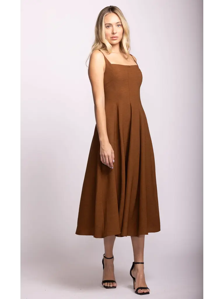 Pink Martini Brown Ballet Midi
