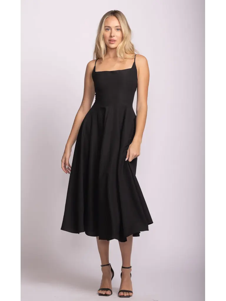 Pink Martini Black Dancer Midi