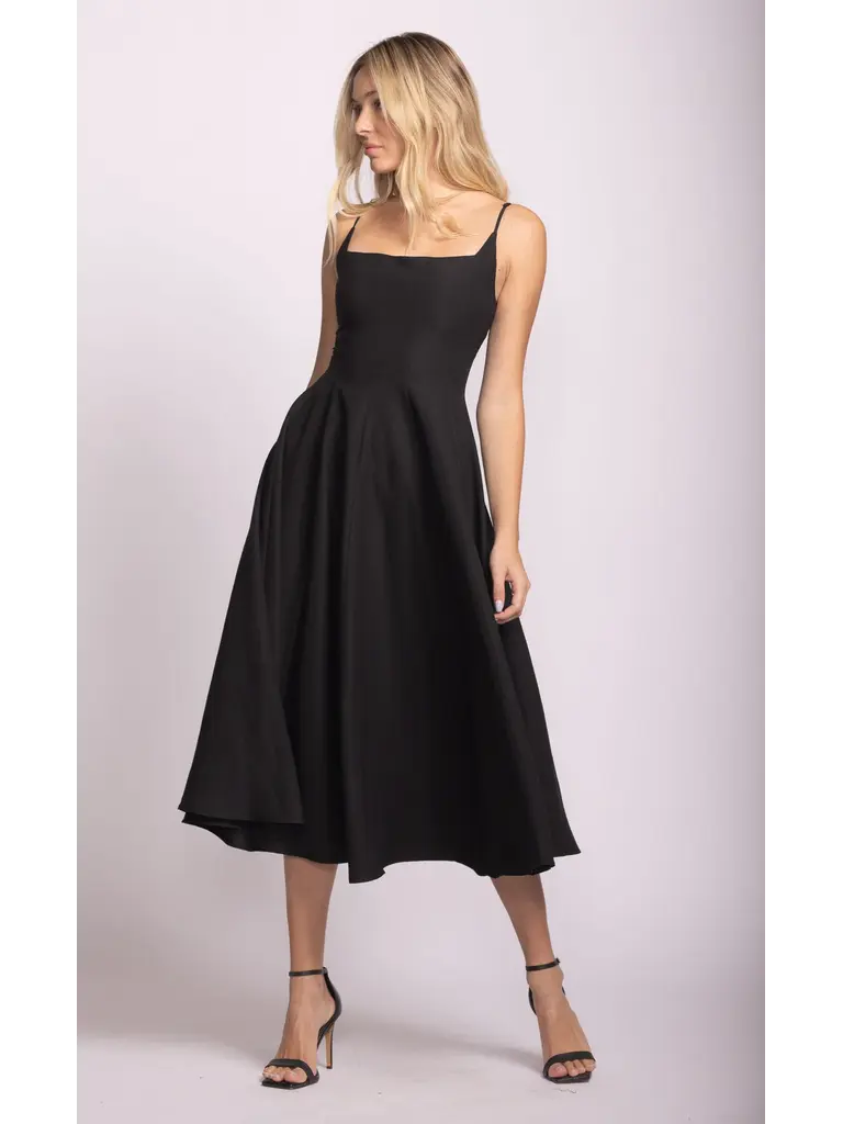 Pink Martini Black Dancer Midi
