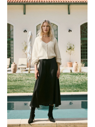 Z Supply Flow Silky Midi Skirt