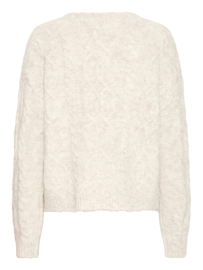 B. Young Oat Cable Knit Cardi