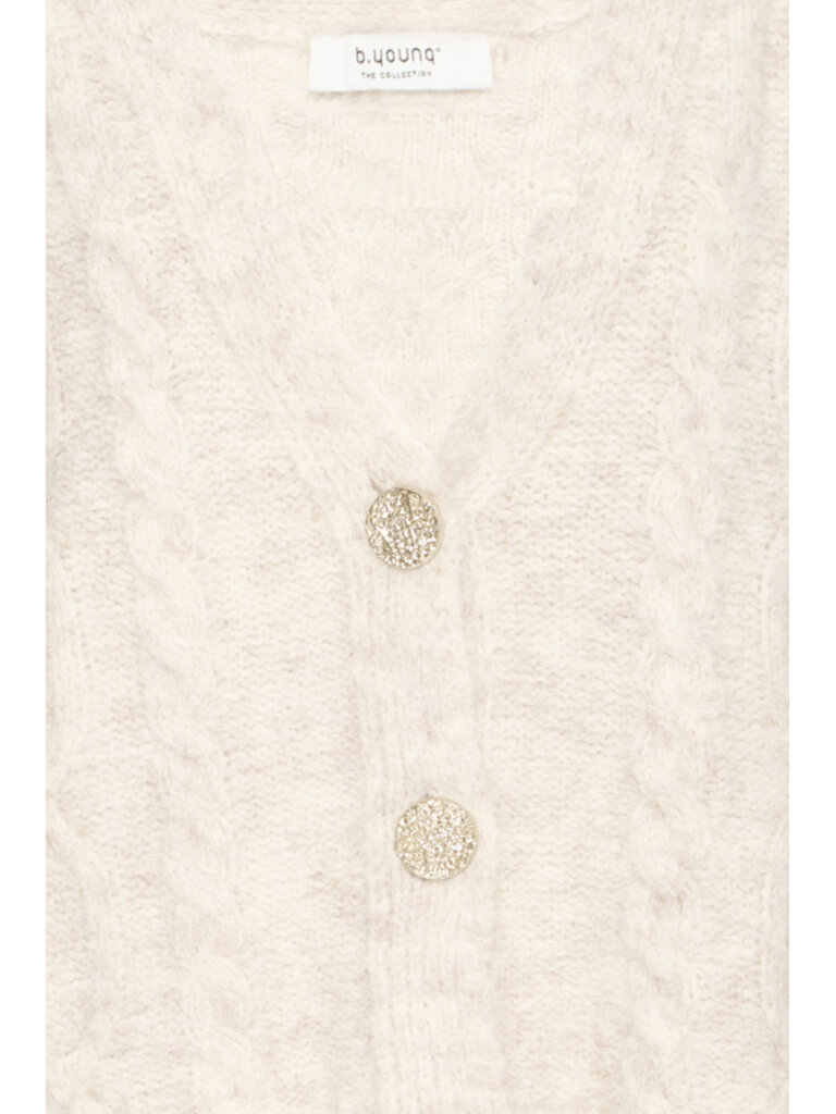 B. Young Oat Cable Knit Cardi
