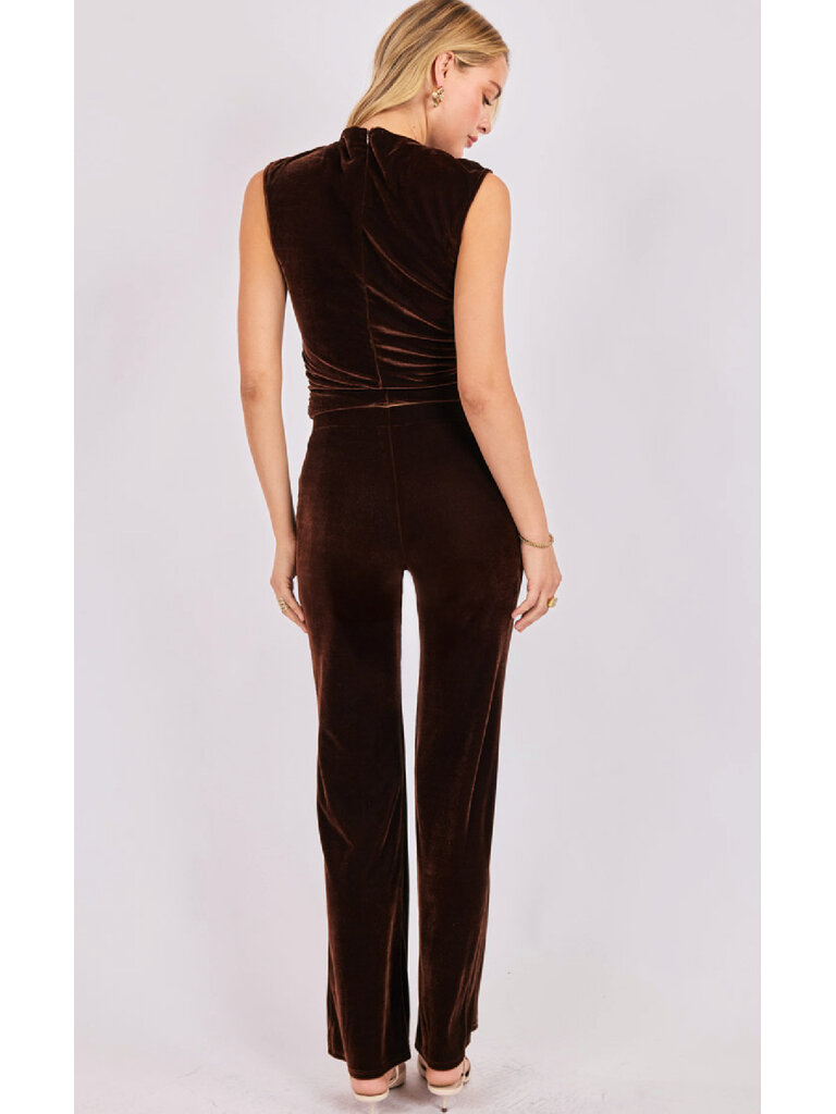 Sadie & Sage Chocolate Velvet Top