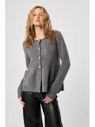 John & Jenn Holiday Peplum Cardigan