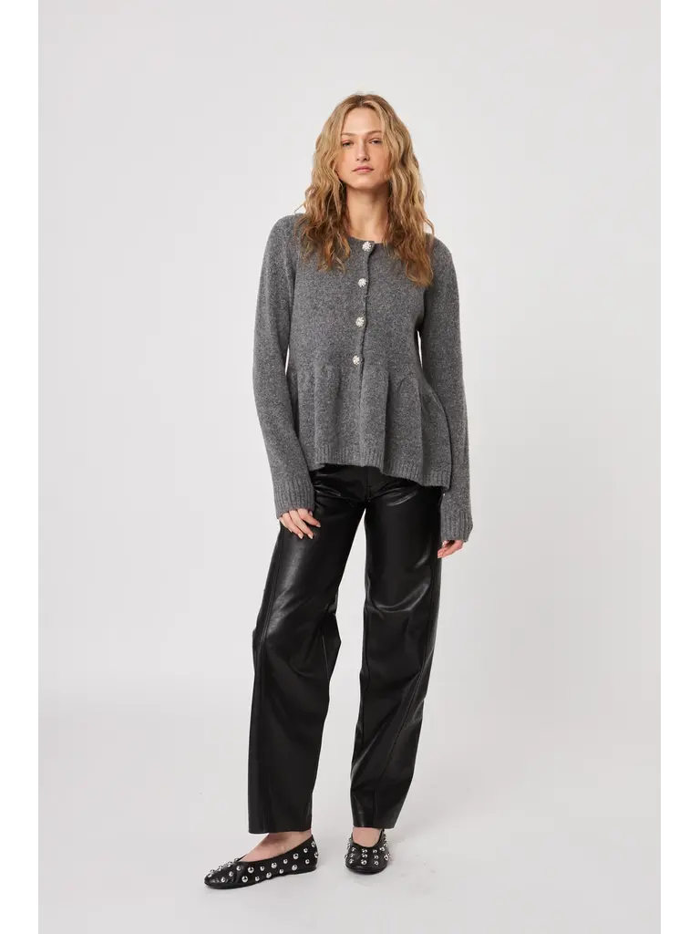 John & Jenn Holiday Peplum Cardigan