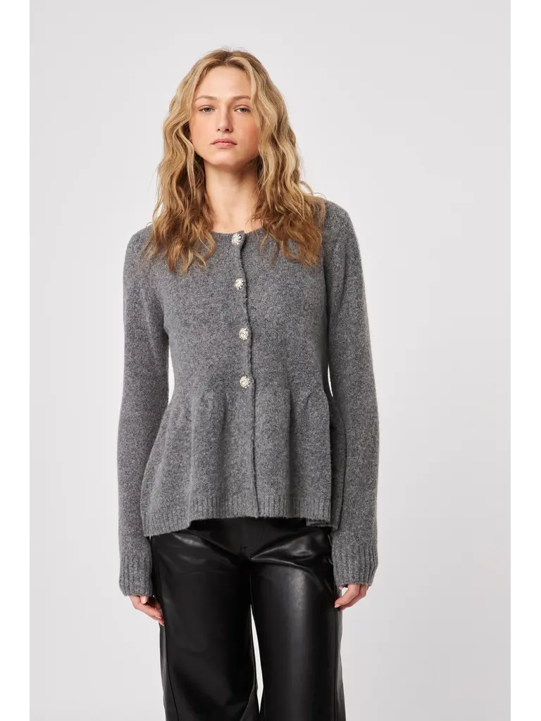 John & Jenn Holiday Peplum Cardigan