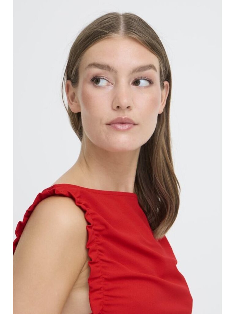 ICHI Nicky Ruched Midi