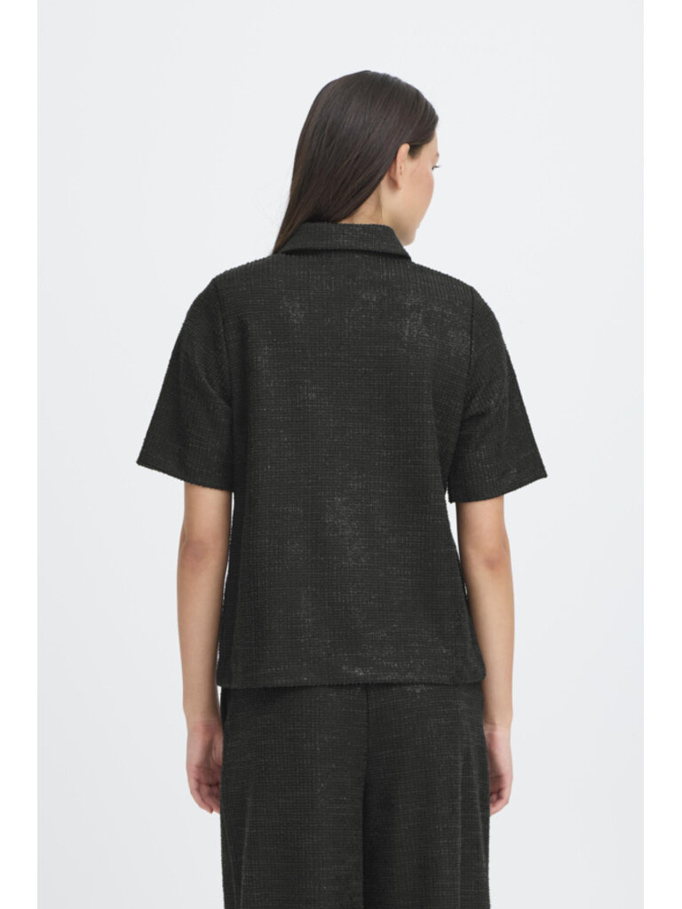 ICHI Black Gleam Top