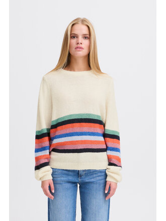 ICHI Colour Block Sweater