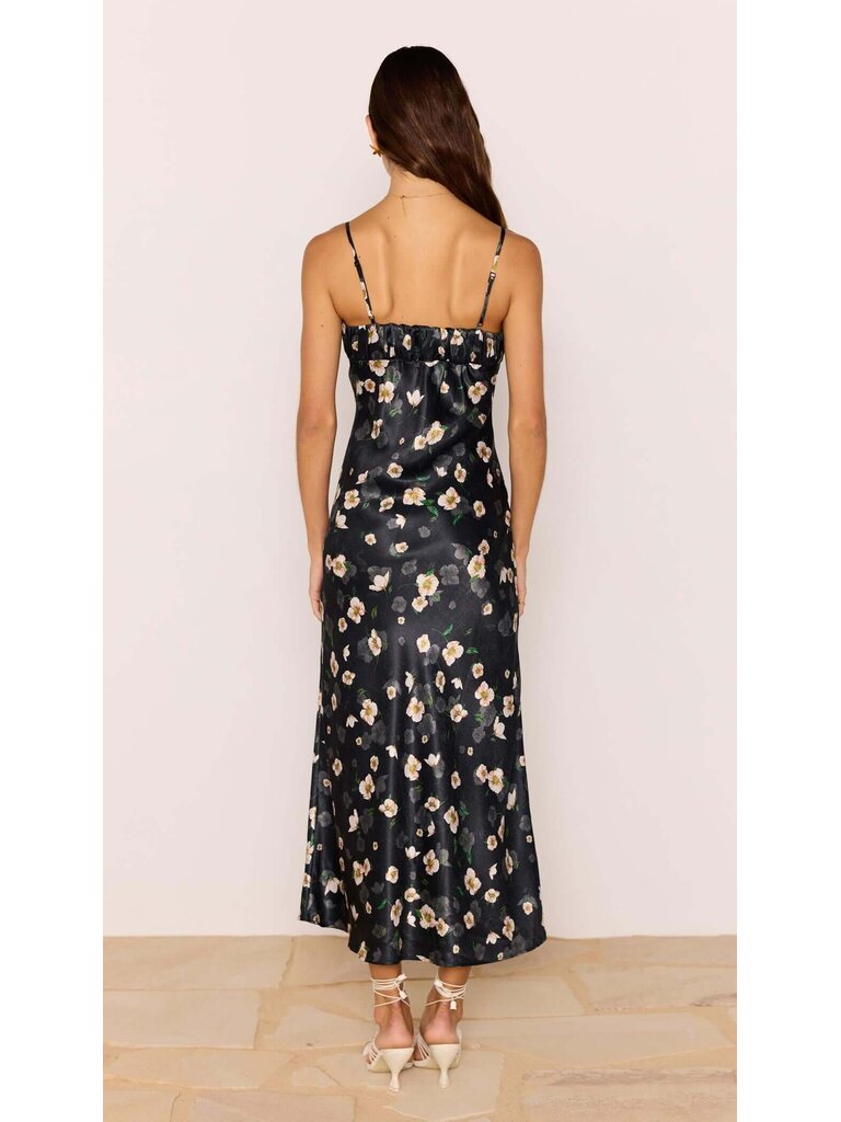 Mink Pink Floral Romance Bias Midi