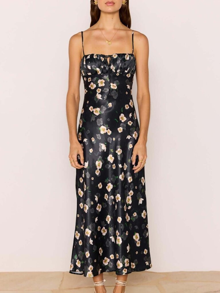 Mink Pink Floral Romance Bias Midi