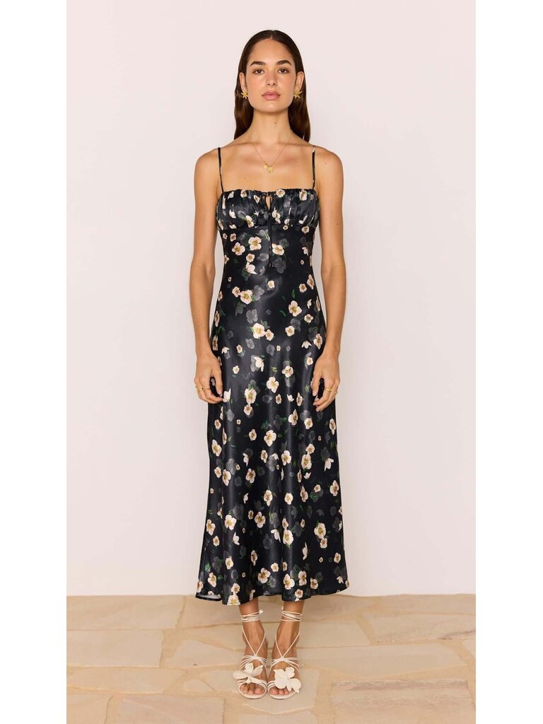 Mink Pink Floral Romance Bias Midi