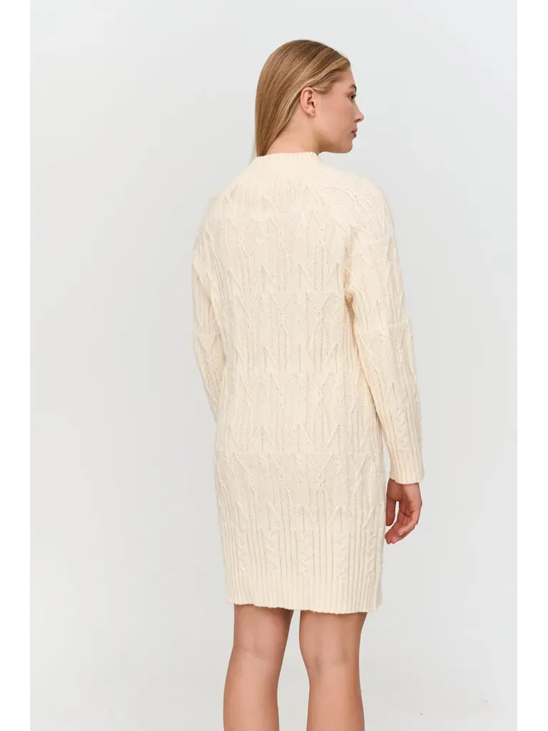 24 Colours Winter Cable Knit Dress