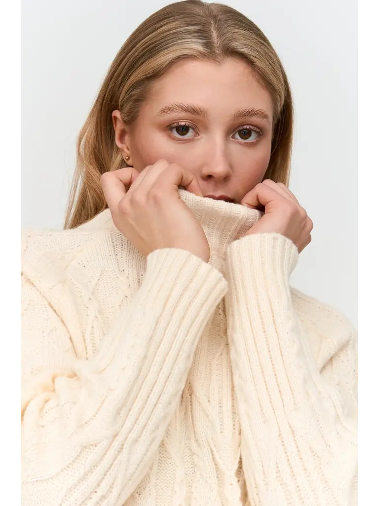 24 Colours Winter Cable Knit Dress