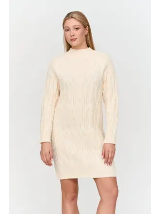 24 Colours Winter Cable Knit Dress