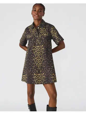 Steve Madden Spots Denim Tunic Dress