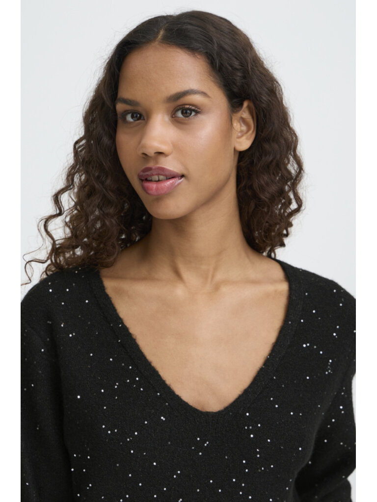 Sparkle V Neck Knit