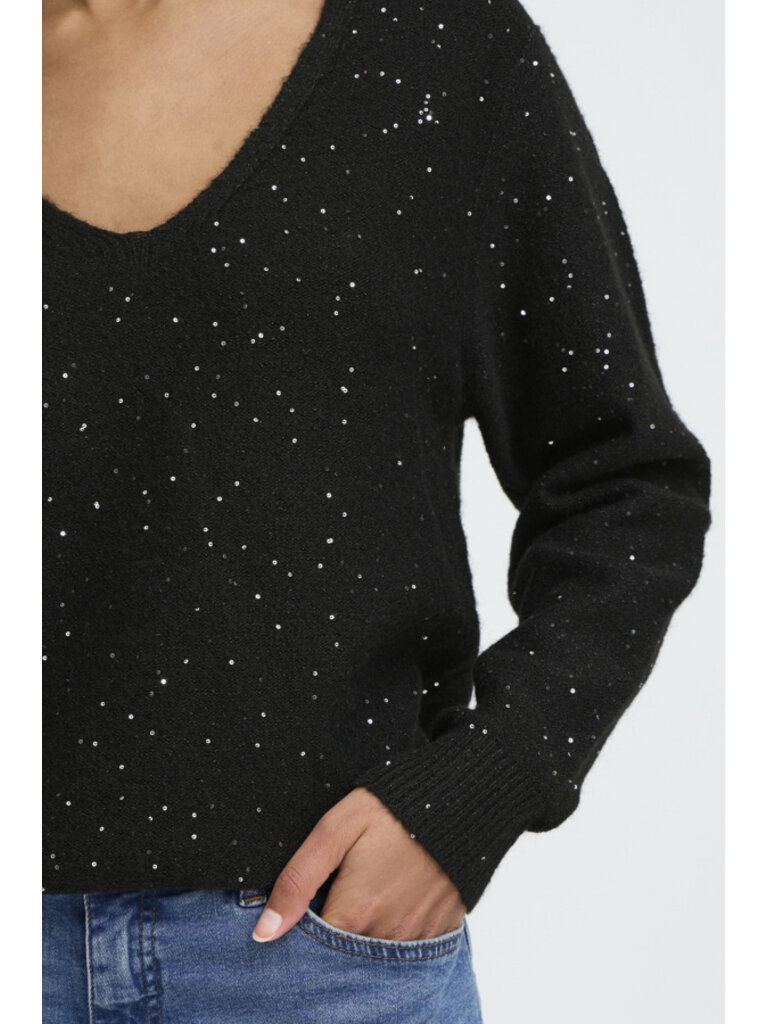 Sparkle V Neck Knit