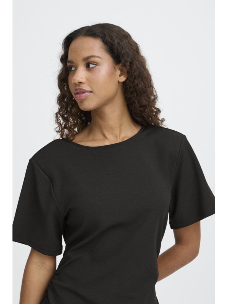 ICHI Bow Back Tee Dress