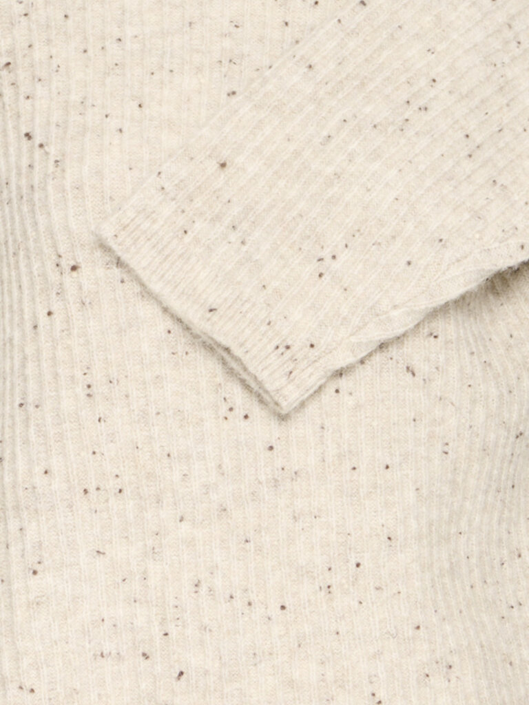 ICHI Speckled Beige Knit