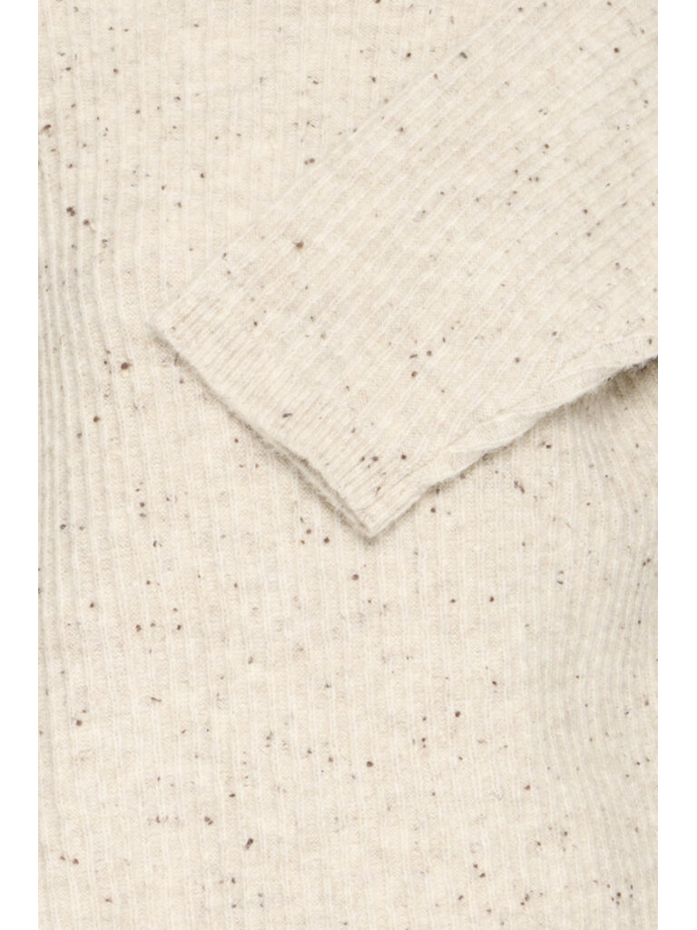 ICHI Speckled Beige Knit