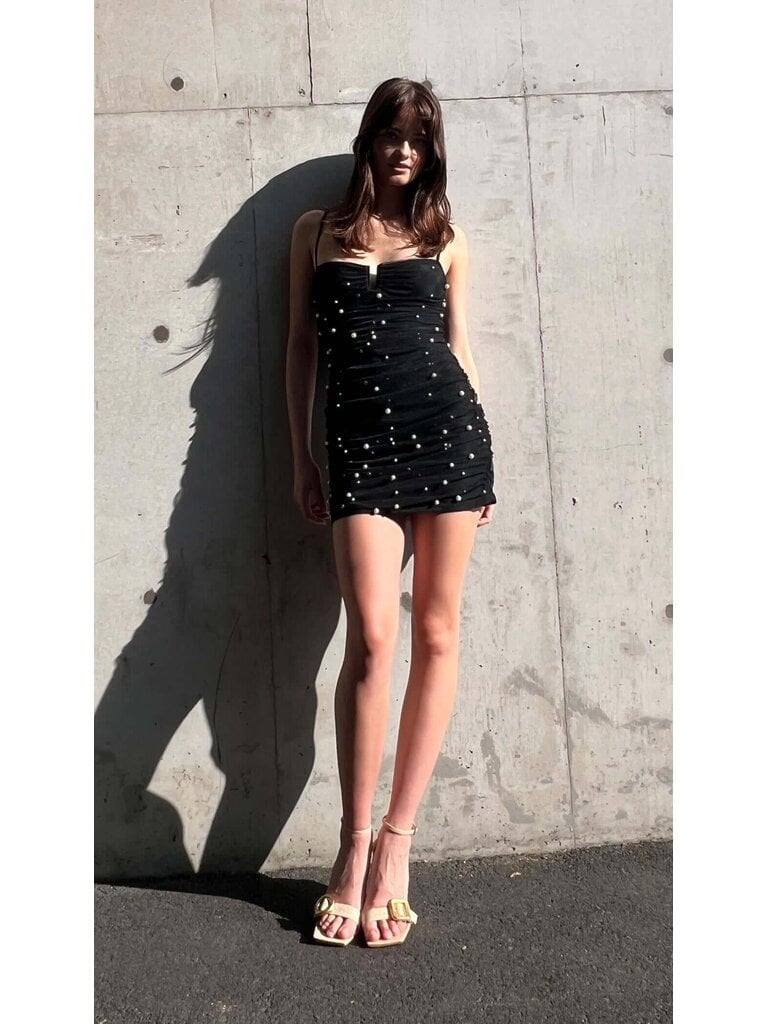 Mink Pink Pearl Mesh Mini