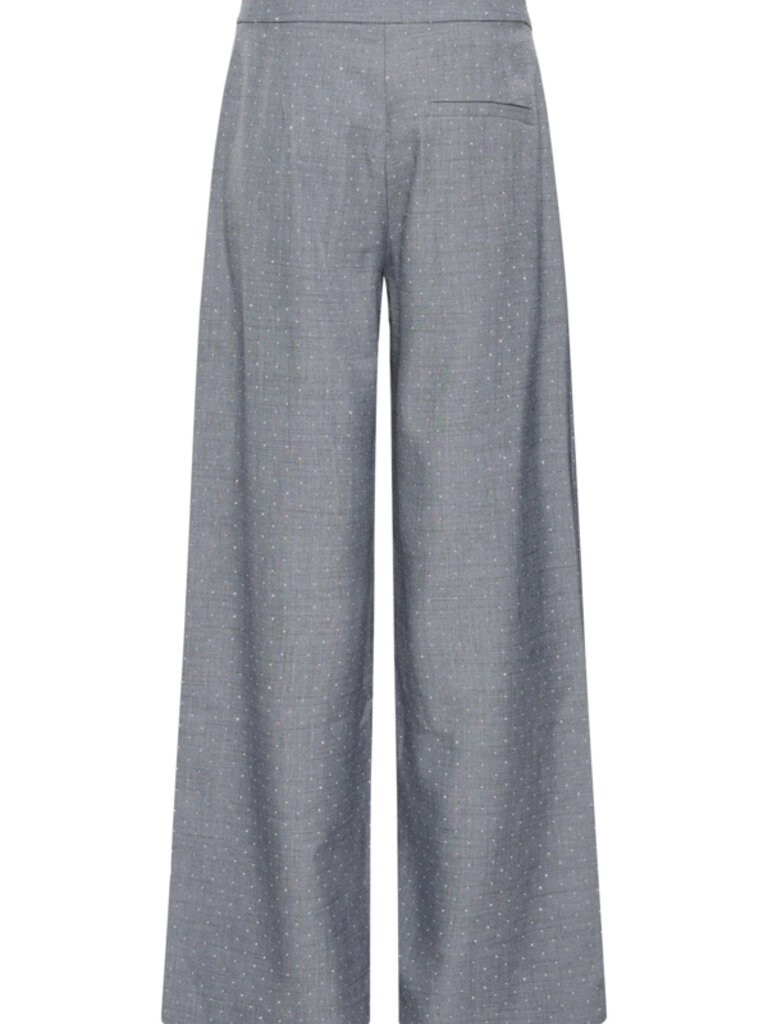 ICHI Grey Glitter Trouser