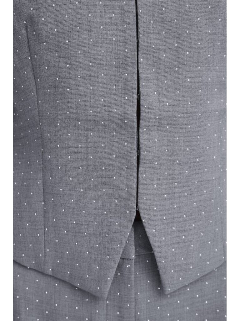 ICHI Grey Glitter Vest