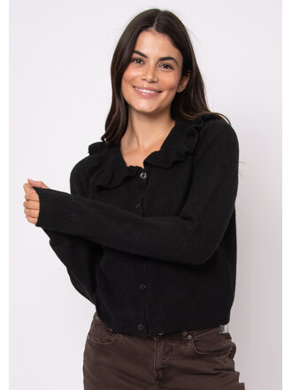 RD Style Ruffle Collar Cardi