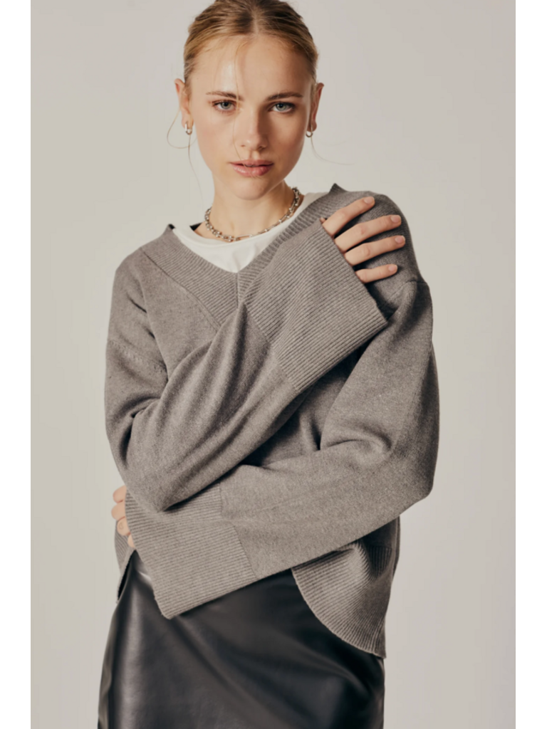 Deluc V Neck Knit Sweater