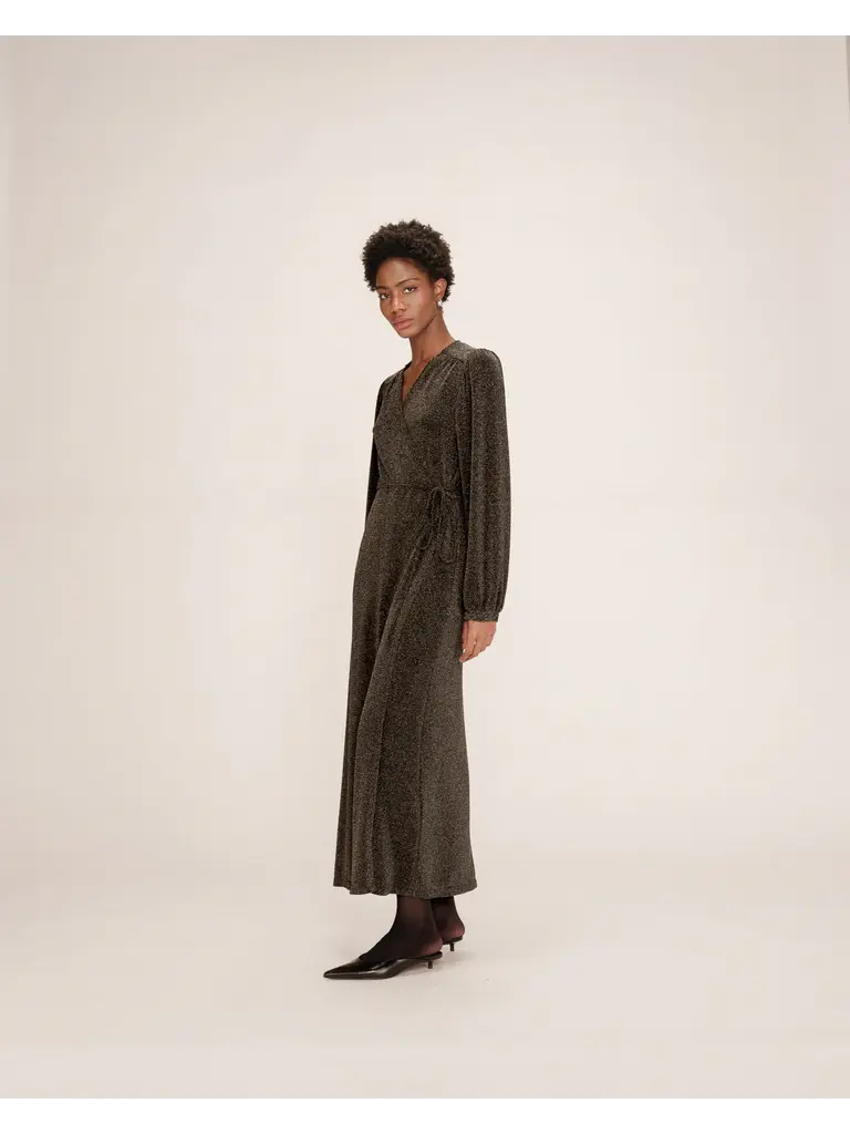 Grace & Mila Glitter Wrap Dress
