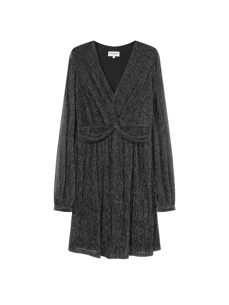 Grace & Mila Silver Threading Mini