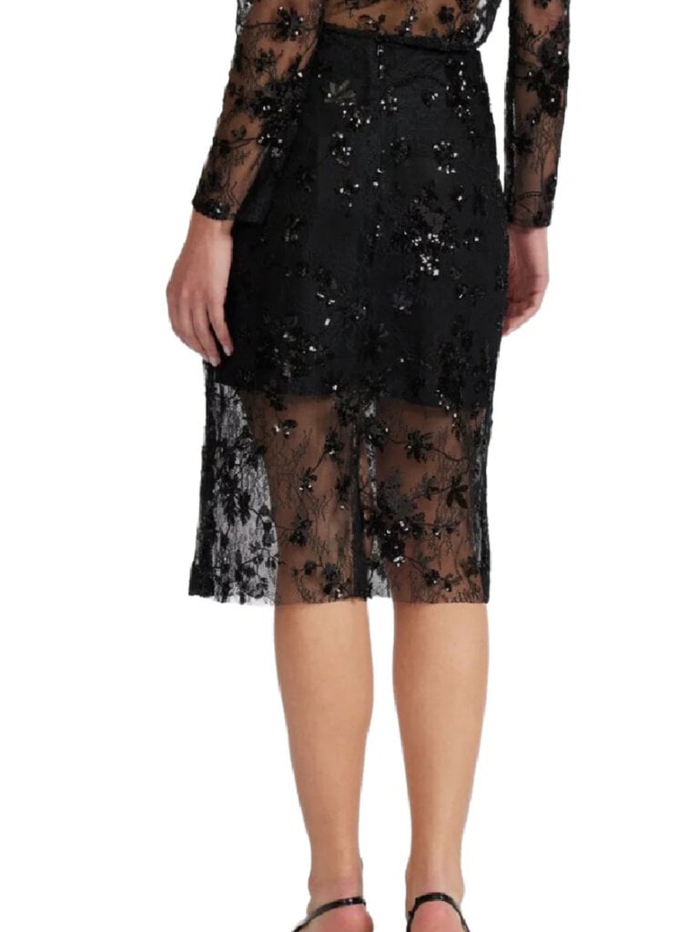 Lucy Paris Lace & Sequin Skirt