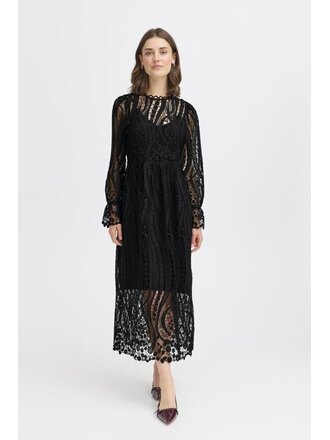 Fransa Crochet Lace Midi