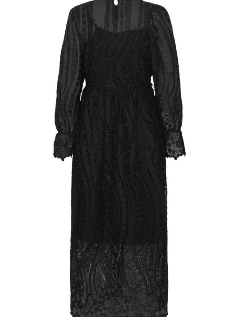 Fransa Crochet Lace Midi